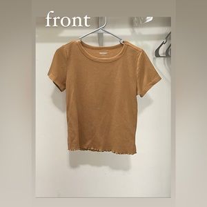 dark tan shirt from old navy is definitely one of my favorites for fall time.